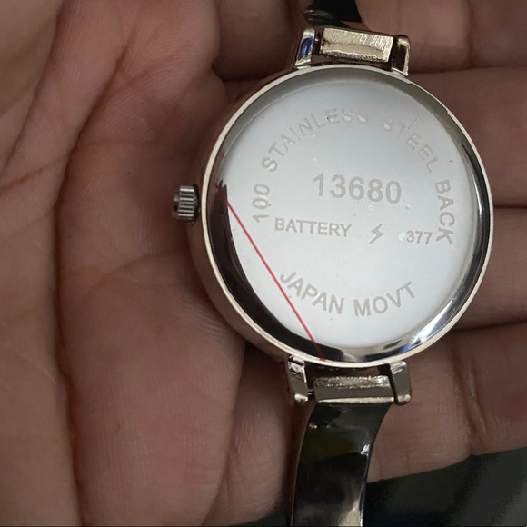 Silver Rhinestone Watch - Picture 2 of 2